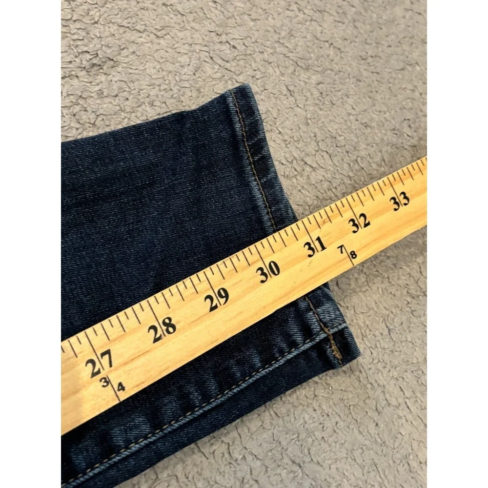 Gap 1969 Jeans Womens 31R Resolution True Skinny Dark Wash Blue Denim